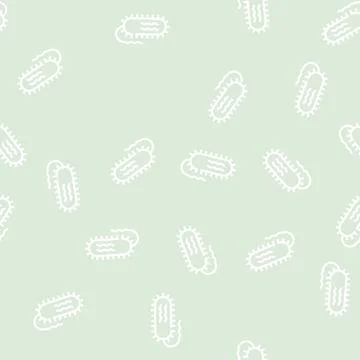 Vibrio cholerae line icon vector isolated illustration Illustrazione stock