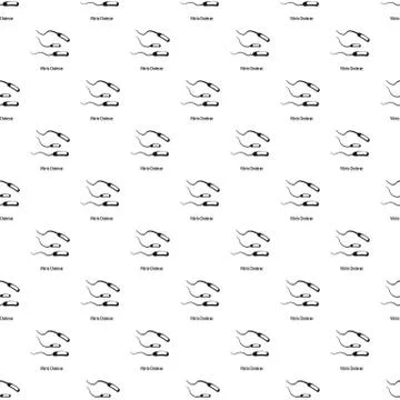 Vibrio Cholerae pattern seamless イラスト素材