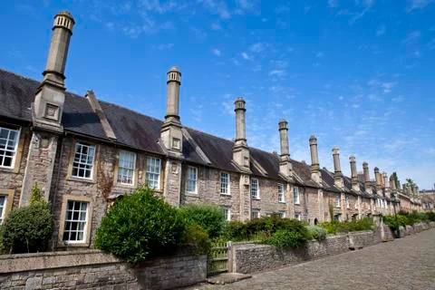 Vicars' Close in Wells Stock Photos