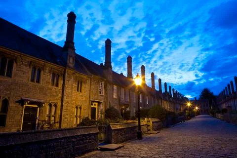 Vicars' Close in Wells Stock Photos