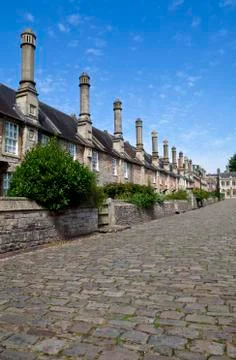 Vicars' Close in Wells Stock Photos