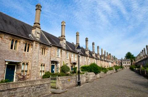 Vicars' Close in Wells Stock Photos
