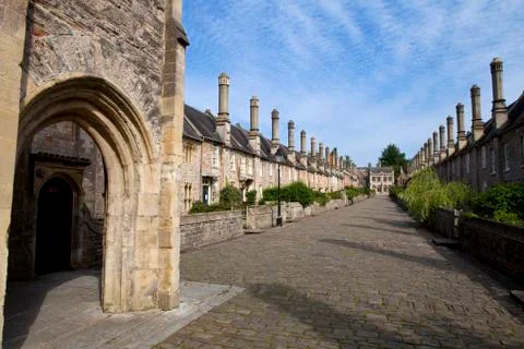 Vicars' Close in Wells Stock Photos