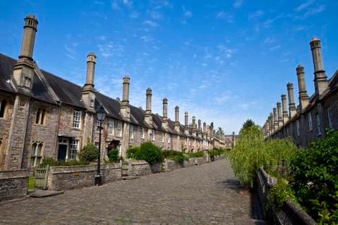 Vicars' Close in Wells Stock Photos