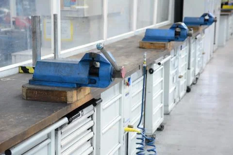 Vice clamps 写真素材