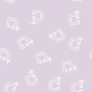 Vice jewellery line seamless pattern Stock Illustration