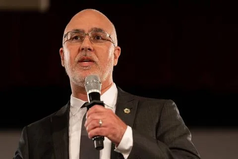 Vice President and Program Manager, Webb, Northrop Grumman, Scott Willough... Foto stock