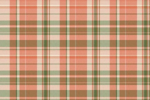 Vichy pattern check seamless, vibrant vector fabric background. Iconic tart.. Stockillustratie