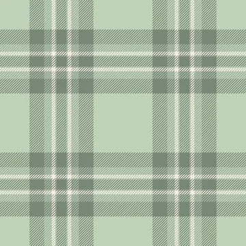 Vichy plaid vector pattern, calm tartan seamless background. Editable fabri.. Illustrazione stock