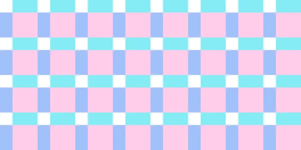 Vichy seamless pattern in pastel colors for pink doll. Gingham design Birthday Illustrazione stock