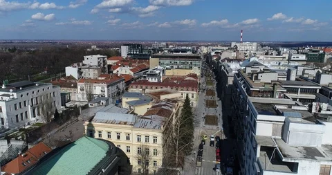 Vicinity of St. Michael's Cathedral, Belgrade Stock Footage 90431807