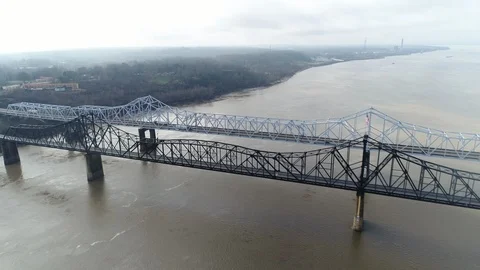 Vicksburg Bridge 库存影片 90873522