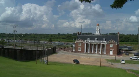 Vicksburg Old Train Depot Mississippi Stock Footage 41896653