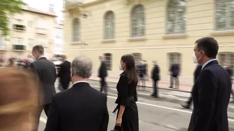 Victims Memorial, a pillar to avoid the justification of terrorism, Madrid, ES - Stock Footage 204037863