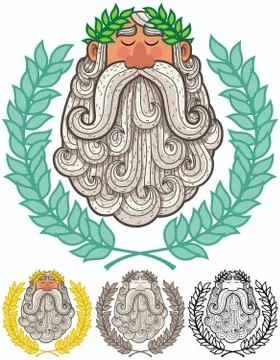 Victor Portrait Stock Illustration