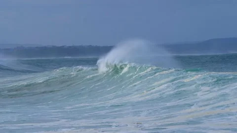 Victoria Bay Waves Stock Footage 133790887