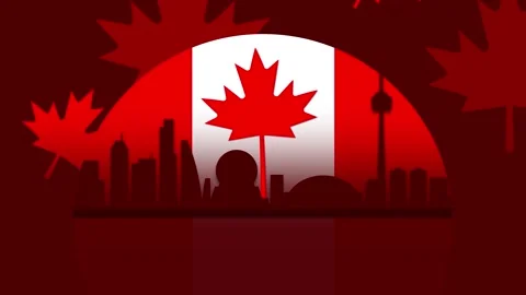 Victoria Day Background 4K Stock Footage 341878594
