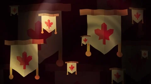 Victoria Day Banner Background Loop Stock Footage 309446060