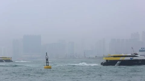 Victoria Harbour Stock Footage 203769316