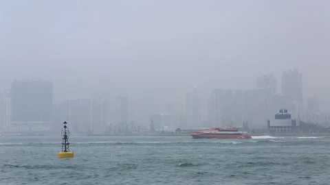 Victoria Harbour Stock Footage 203769404