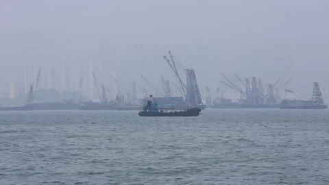Victoria Harbour Stock Footage 203769601