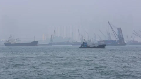 Victoria Harbour Stock Footage 203769823