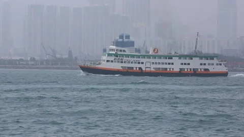 Victoria Harbour Video stock 203770318
