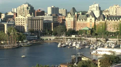 Victoria Inner Harbour Stock Footage 9495309