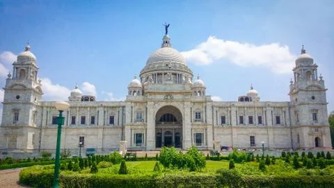 Victoria Memorial, Kolkata 2018 Stock Photos