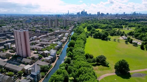 Victoria Park, Bow, Hackney Stock Footage 202251320