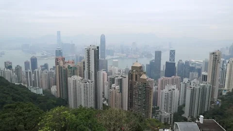 Victoria Peak Stock Footage 203661657