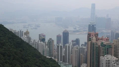 Victoria Peak Stock Footage 203661960