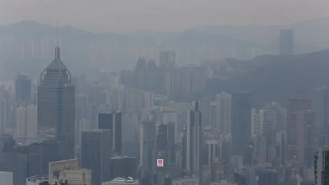 Victoria Peak Stock Footage 203663243