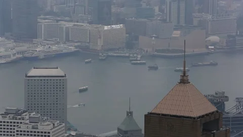 Victoria Peak Stock Footage 203663462