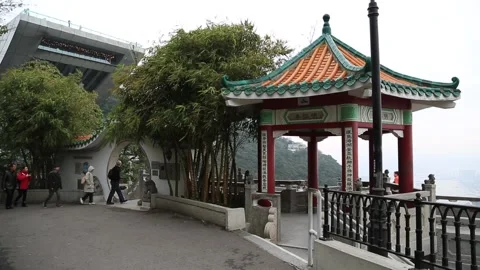 Victoria Peak Stock Footage 203664270