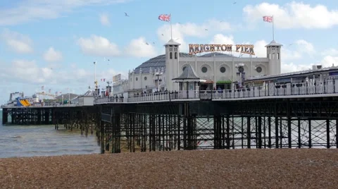 The Victorian Brighton Pier Stock Footage 62756386