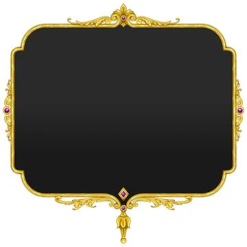 Victorian Decorated Frame Stock Illustration