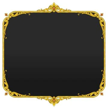 Victorian Decorated Frame Stock Illustration