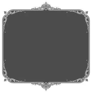 Victorian Decorated Frame Stock Illustration