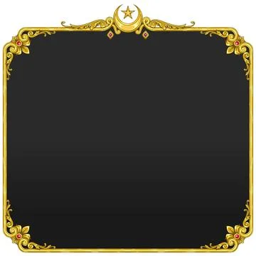 Victorian Decorated Frame Stock Illustration