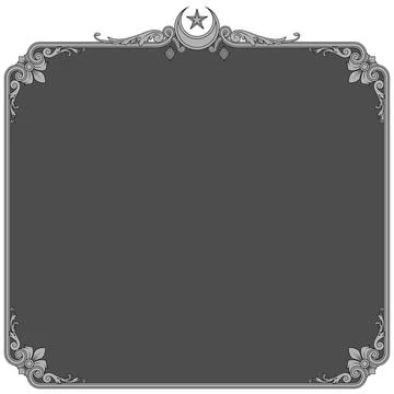 Victorian Decorated Frame Stock Illustration