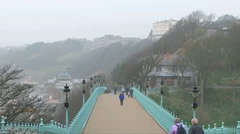 Victorian Footbridge Stock Footage 10887400