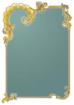 Victorian frame Stock Illustration