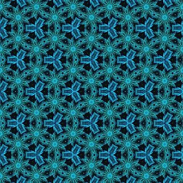 Victorian garland continuous pattern for fabric or wallpaper design. Stock Illustration