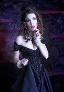 Victorian lady. Foto stock