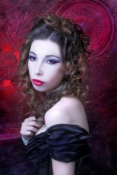 Victorian lady. Foto stock