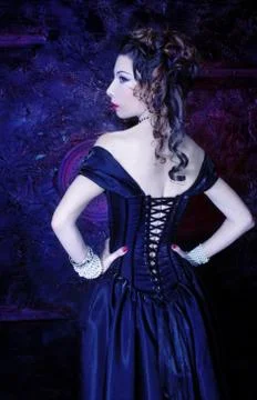Victorian lady. Foto stock