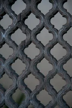 Victorian Lattice screen Stock Photos
