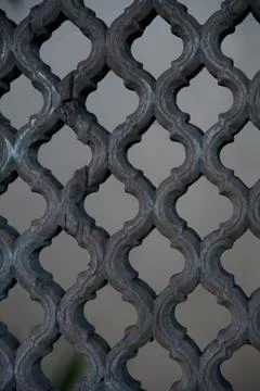 Victorian Lattice screen Stock Photos