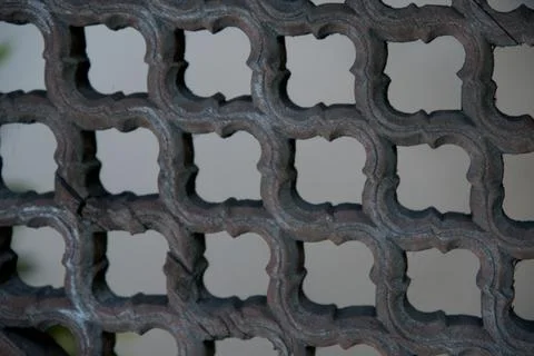 Victorian lattice screen Stock Photos